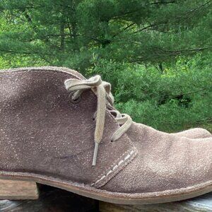 Bussola Sevilla Size 39 EUR Brown Suede Tie Ankle Laced Shoe Boots (8.5 -9 US)